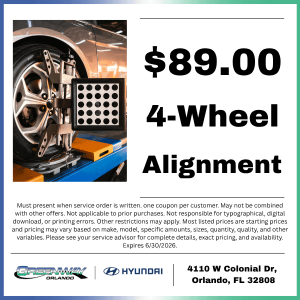 $89.00 4 wheel alignment coupon