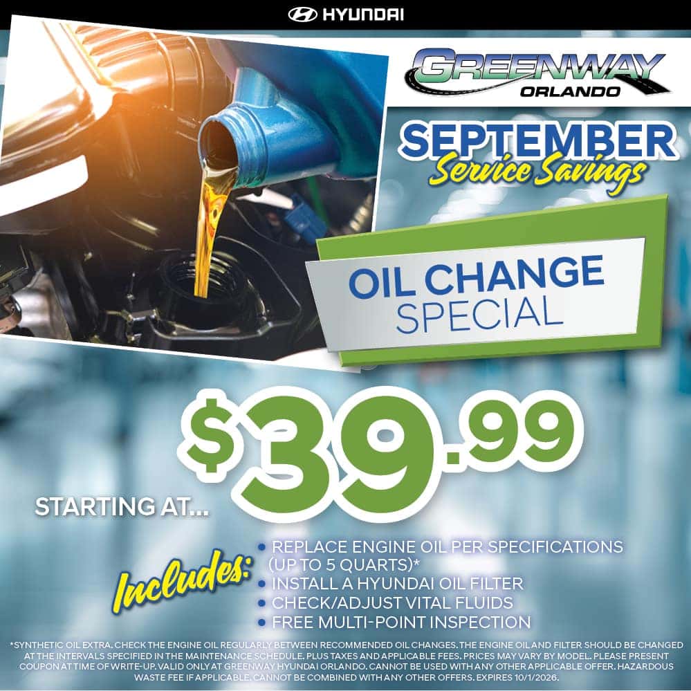 Oil Change Special