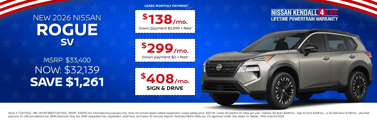 2026 Nissan Rogue special