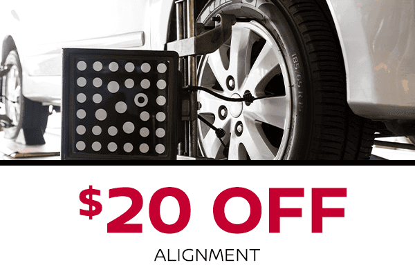 $20 Off Alignment