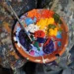 palette of paint