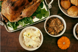 Thanksgiving dinner in Fort Worth, TX