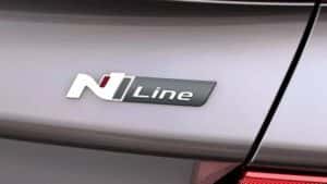 N Line Performance Vehicle Trim Logo on car