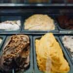 ice cream on black tray by Erwan Hesry is licensed with Unsplash License