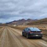 car parked in the middle of nowhere