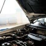 Car With Open Hood