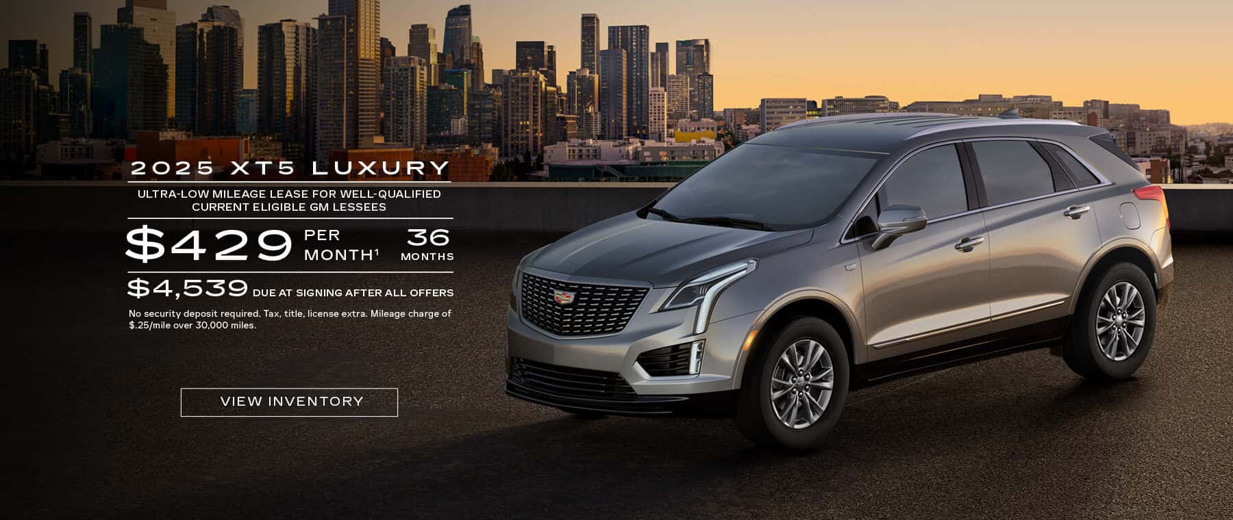 2025 Cadillac XT5 Lease National
