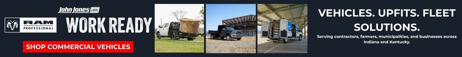 Ram Commercial Vehicles outside southern indiana