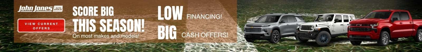 Sept 2026 Offers at John Jones auto Group