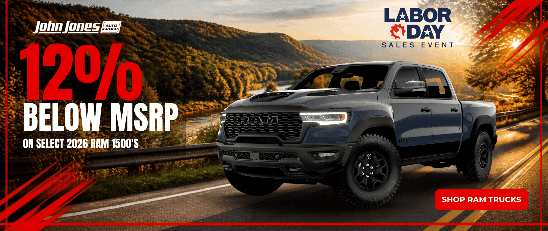 Labor Day Sales Event Rams 12% Below MSRP