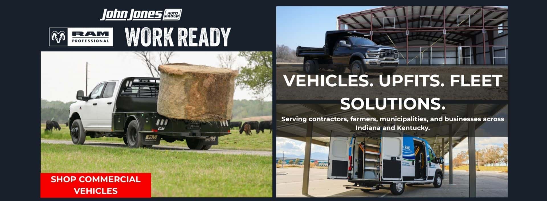 Ram Commercial Vehicles outside southern indiana