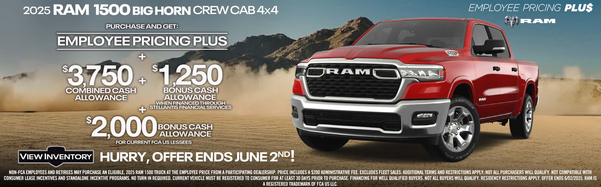2025 Ram 1500 Deals