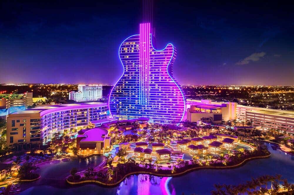 Seminole Hard Rock Guitar Hotel in Hollywood, FL near King Hyundai