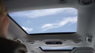 Dual-pane sunroof in the 2026 Hyundai Palisade letting in the Pompano Beach sunshine