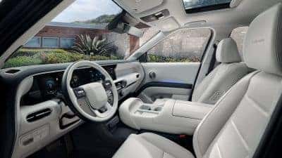 Nappa leather interior in the 2026 Hyundai Palisade