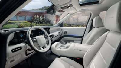 Nappa leather interior in the 2026 Hyundai Palisade for refined Pompano Beach driving