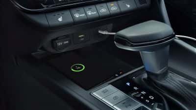 Wireless charging pad in the 2026 Elantra