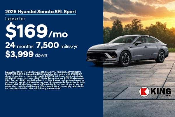 2026 Hyundai Sonata Lease Deal