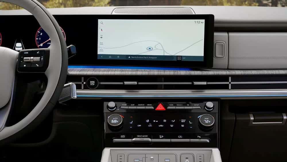 12.3 inch digital instrument cluster in the 2026 Hyundai Santa Fe