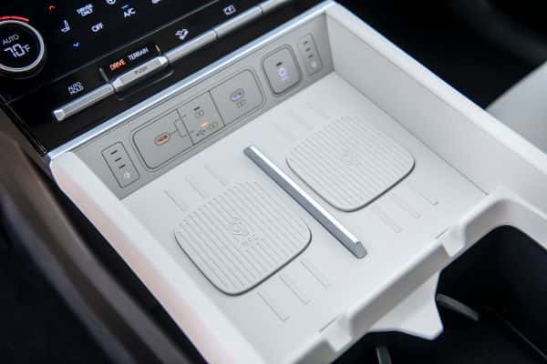 Dual wireless phone chargers in the 2027 Hyundai Santa Fe