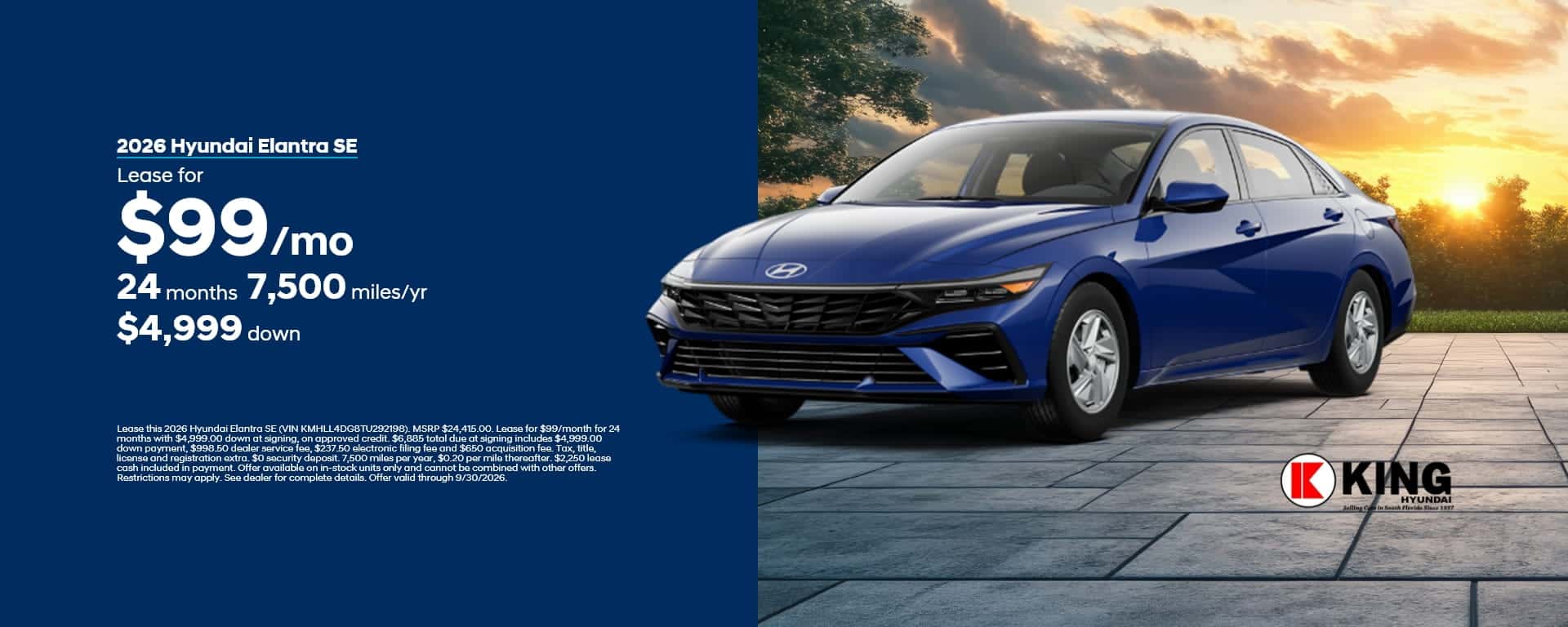 Hyundai Elantra Lease Specials in Deerfield Beach, FL