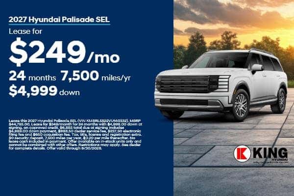 2027 Hyundai Palisade Lease Deal