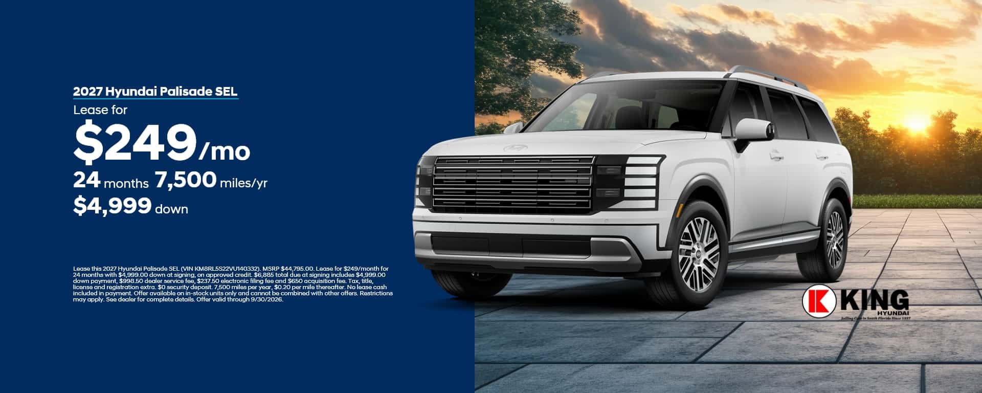 Hyundai Palisade Lease Specials in Deerfield Beach, FL