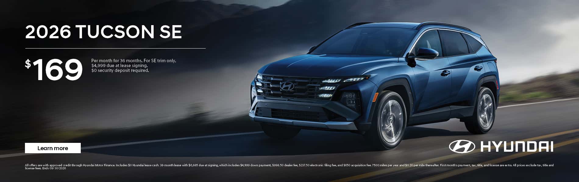 Hyundai Tucson Lease Special at King Hyundai in Deerfield Beach, FL