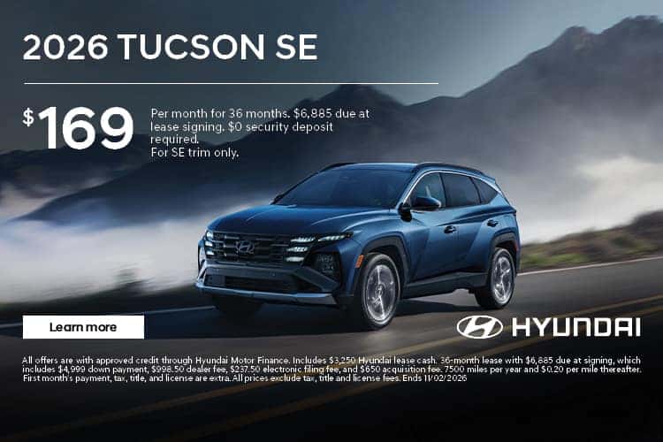 Hyundai Tucson Lease Deal