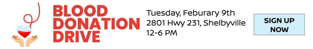 Blood Drive February Shelbyville TN