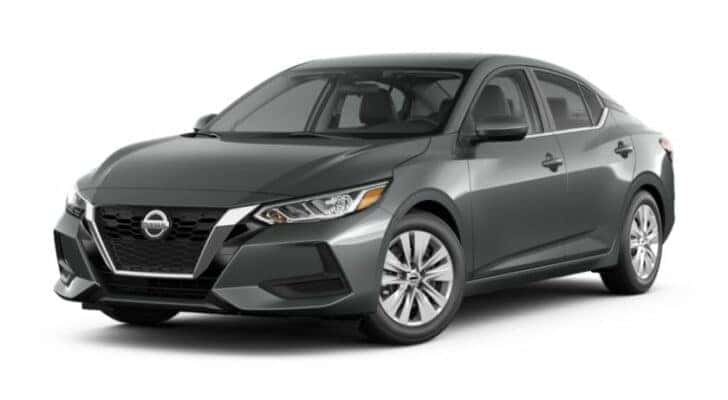 A grey 2021 Nissan Sentra S is angled left.
