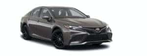 A grey 2022 Toyota Camry XSE is angled right.