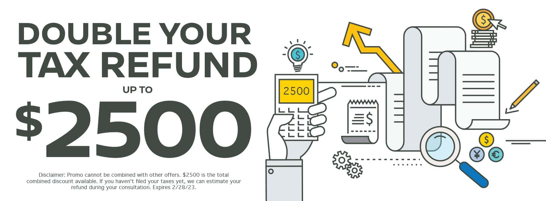 Double Your Tax Refund Discount