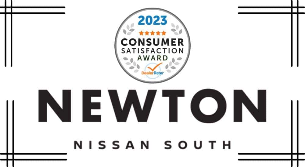 Newton Nissan South's 2023 Consumer Satisfaction Award from DealerRater