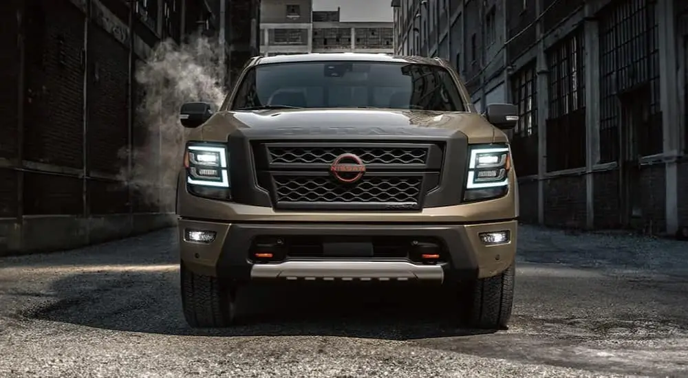 Check Out The Comfort And Convenience Of The 2024 Nissan Titan   2024 Nissan Titan PRO 4X Grille 