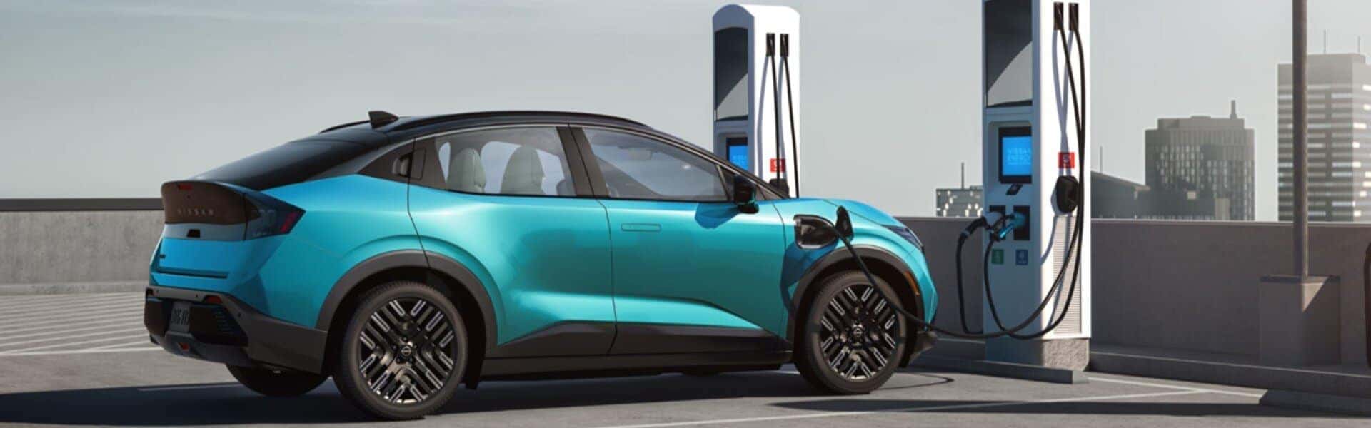 2026 Nissan LEAF charging at Newton Nissan South