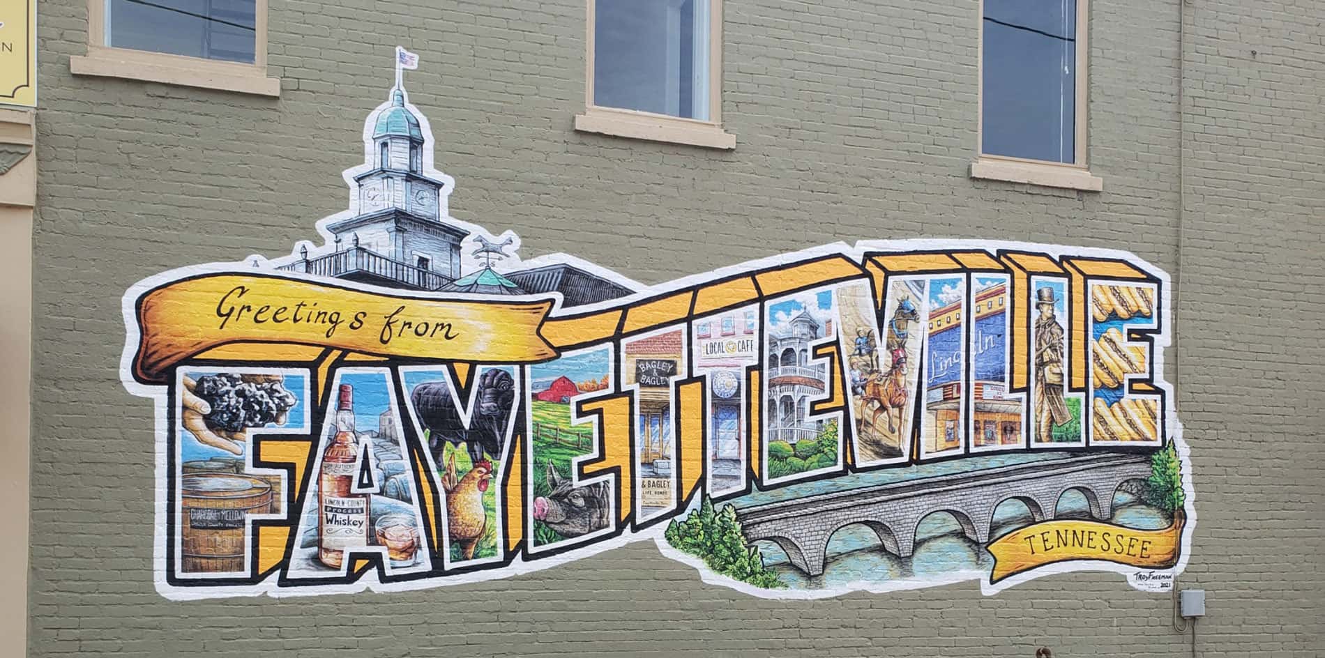 Fayetteville Tennessee Mural