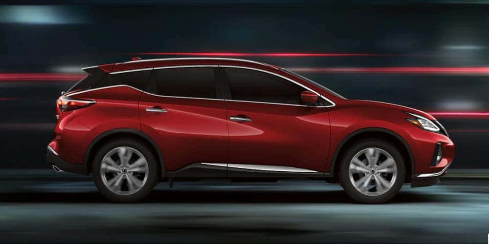 2021 Nissan Murano driving down city street