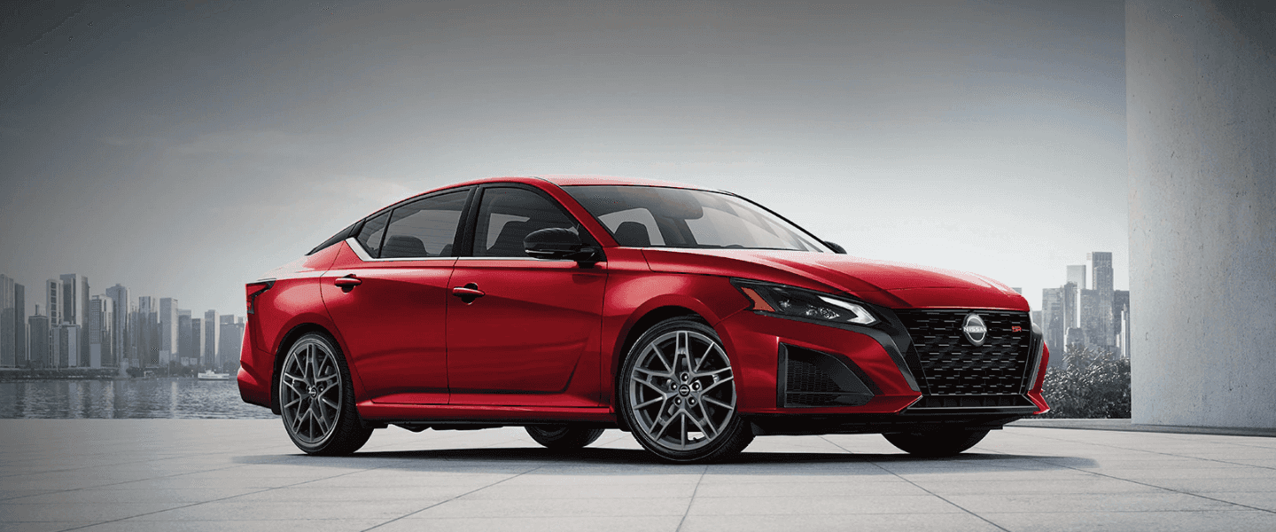 Red Nissan Altima