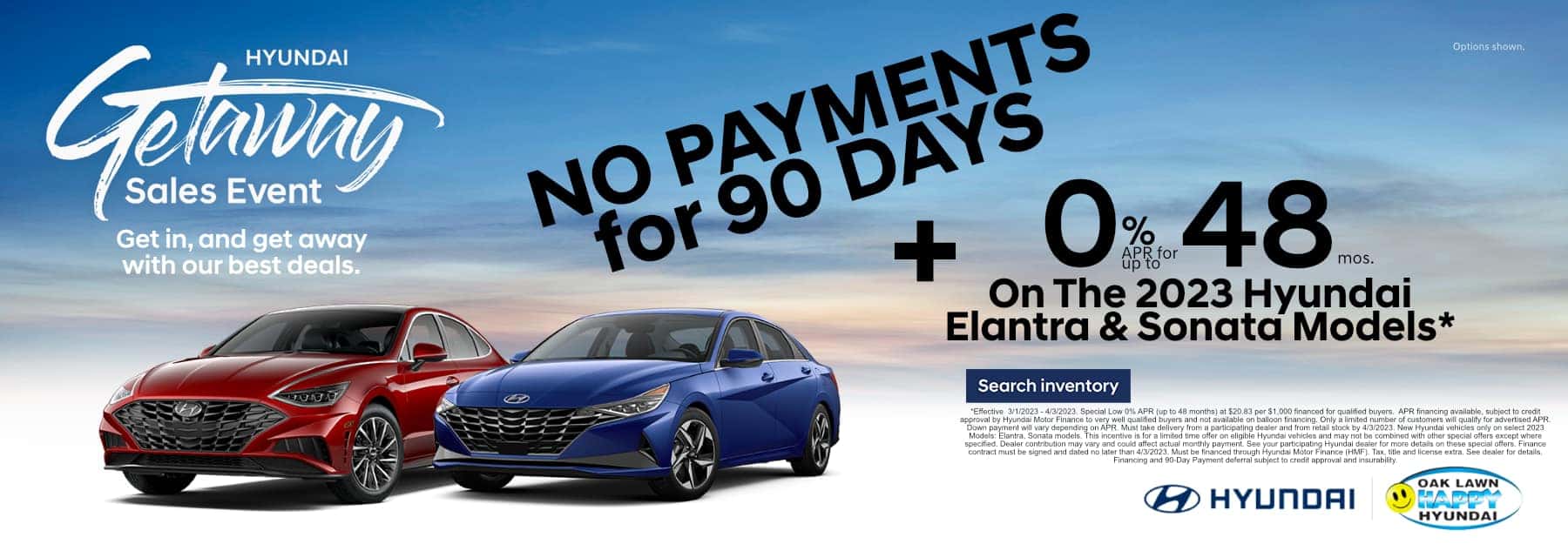 March_2023 Mega Sedan GETAWAY SALES EVENT CH