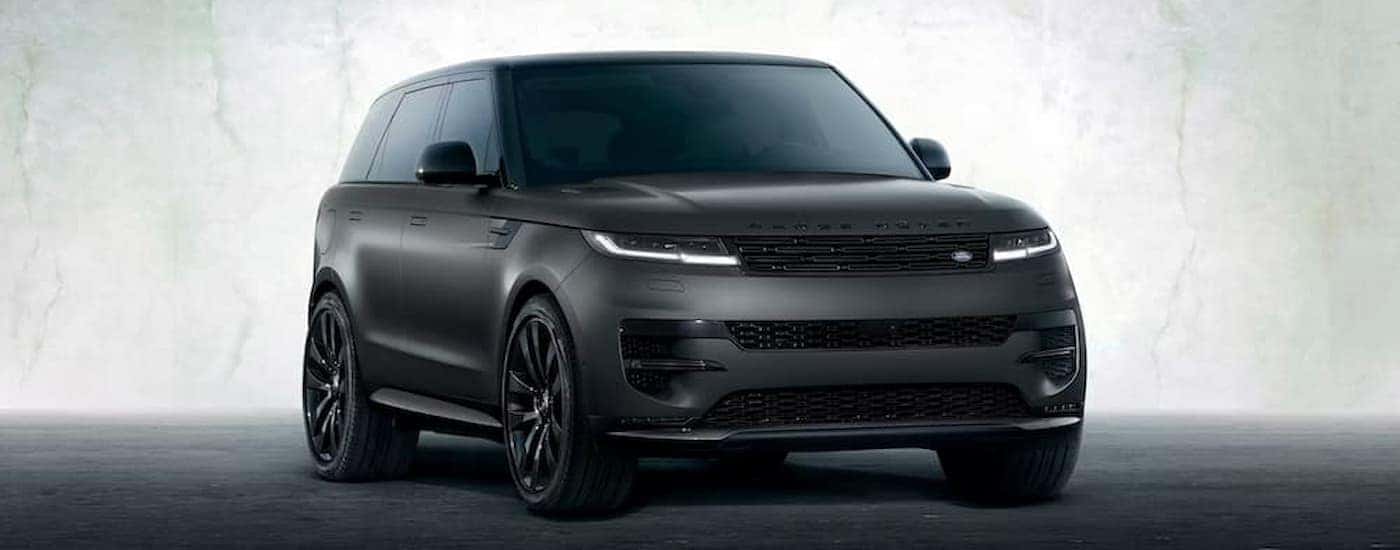 A dark gray 2025 Range Rover Sport parked