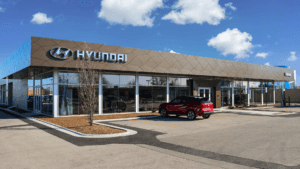 New Patrick Hyundai Building Exterior
