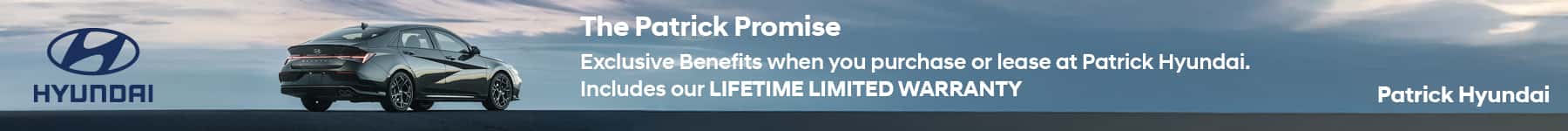 The Patrick Promise with Lifetime Limited Warranty