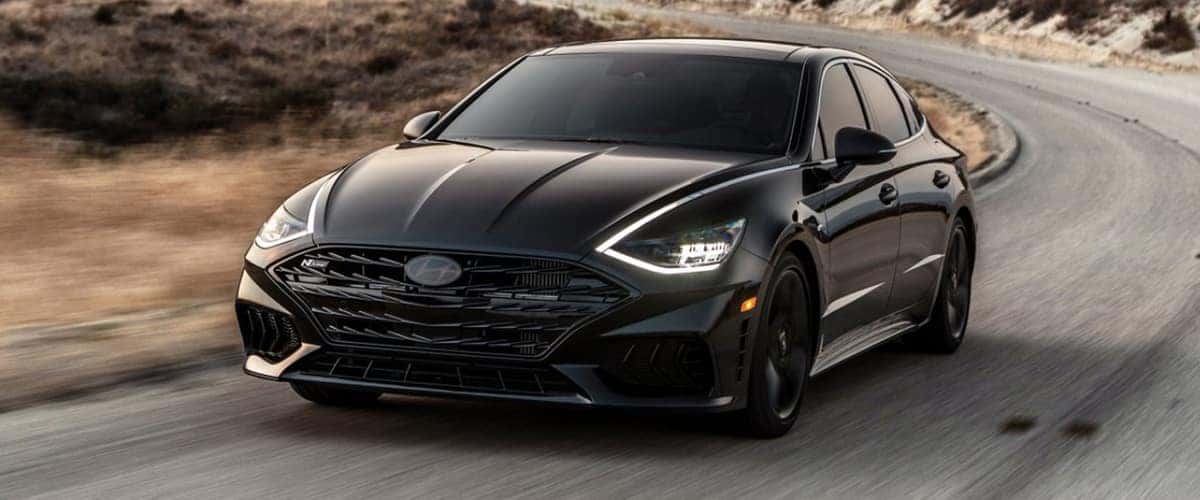 Black 2022 Sonata Hybrid Interior