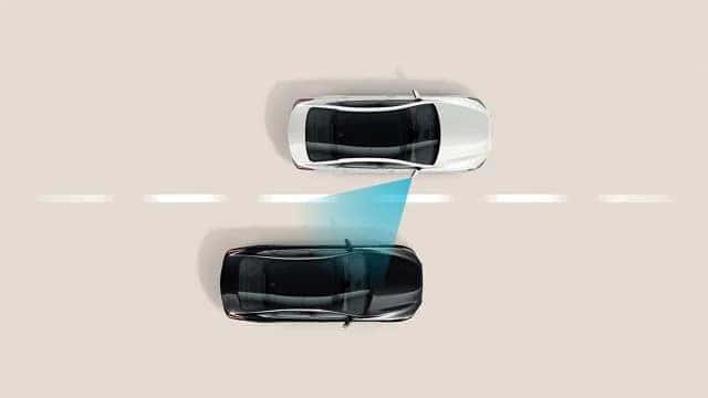 example of standard safety feature blind spot collision warning