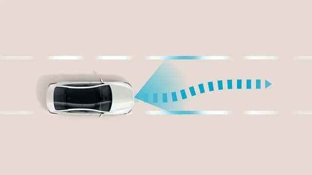 example of standard safety feature lane keeping assist