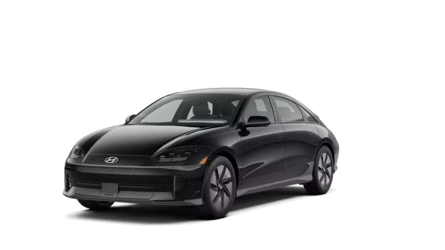 The 2025 Hyundai IONIQ 6 SE in Onyx Black exterior paint