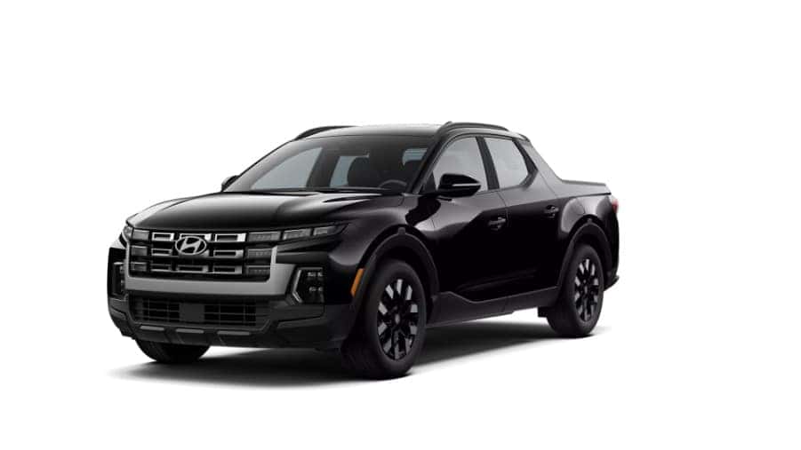 2025 hyundai santa cruz sel activity in phantom black exterior paint