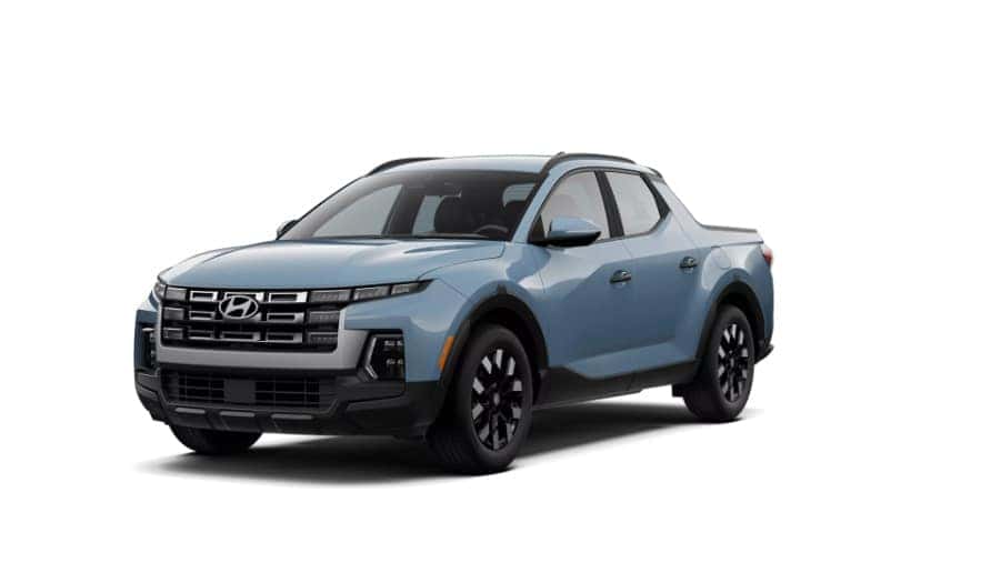 2025 hyundai santa cruz sel in blue stone exterior paint
