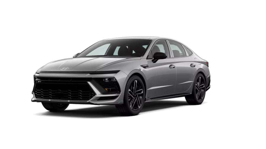 The 2025 Hyundai Sonata N-Line in Aero Silver exterior paint.